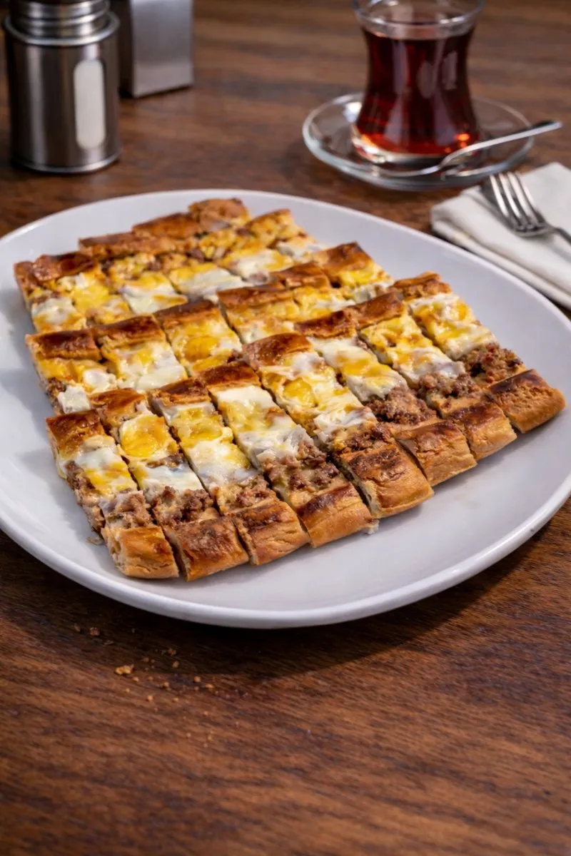 Kıymalı Yumurtalı Kır Pidesi